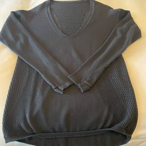 Black Knit Lululemon Sweater